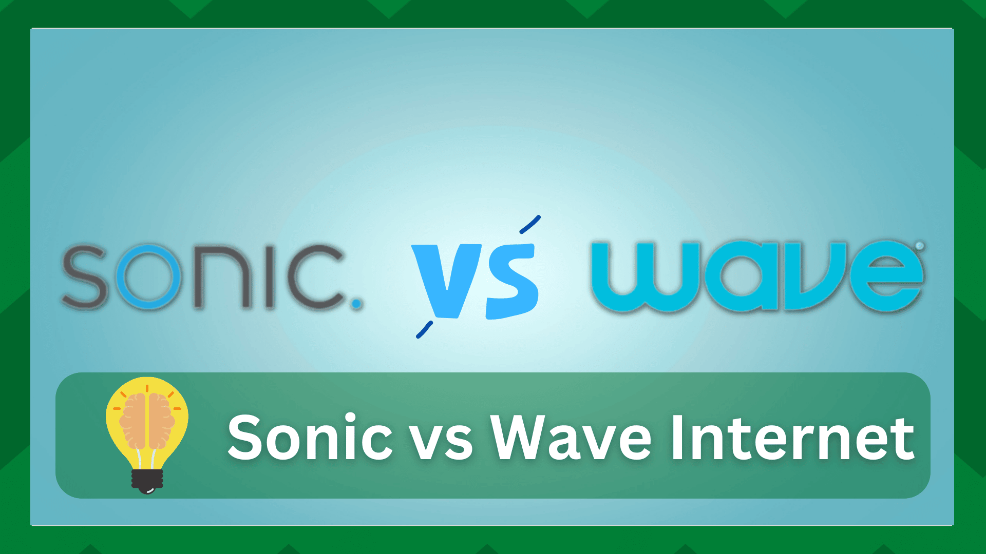 Sonic vs Wave Internet