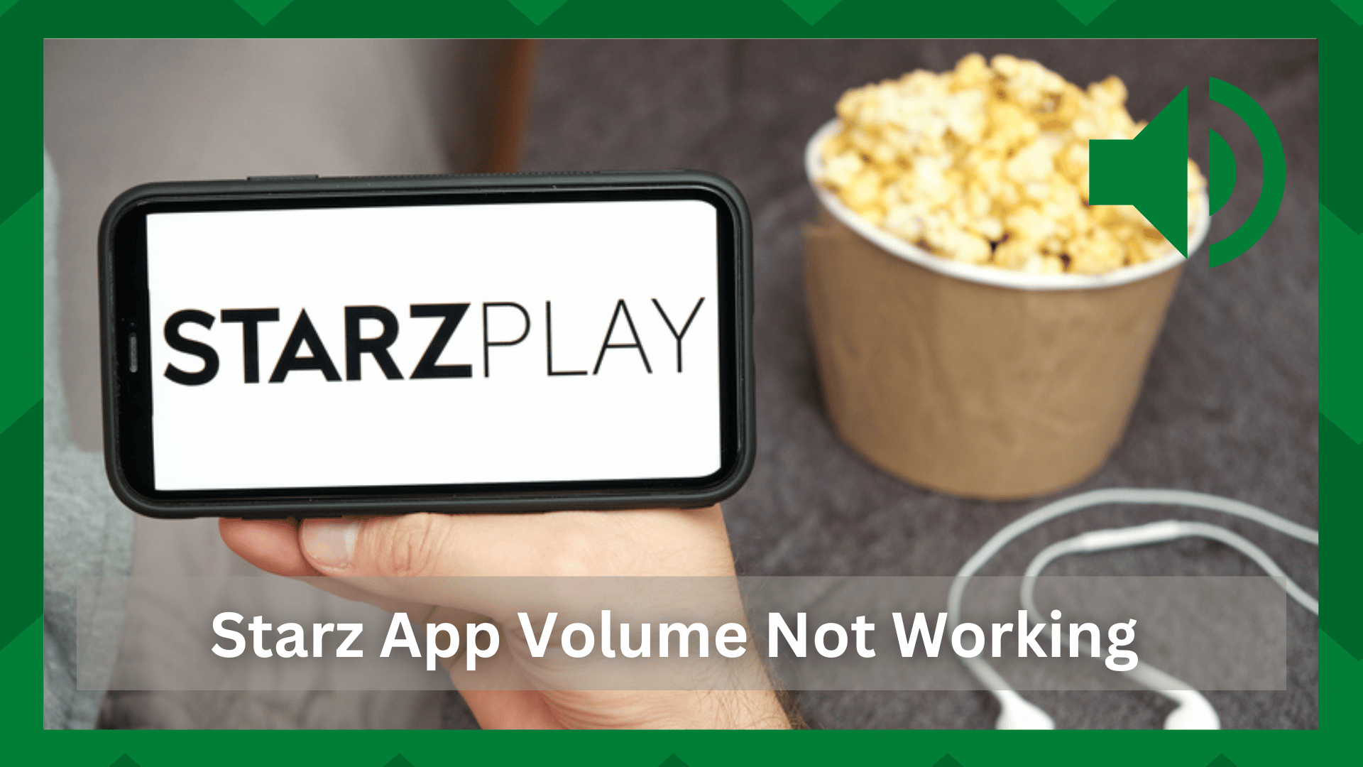 starz app volume not working