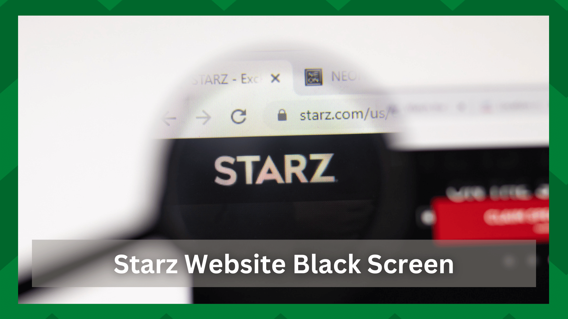 starz website black screen