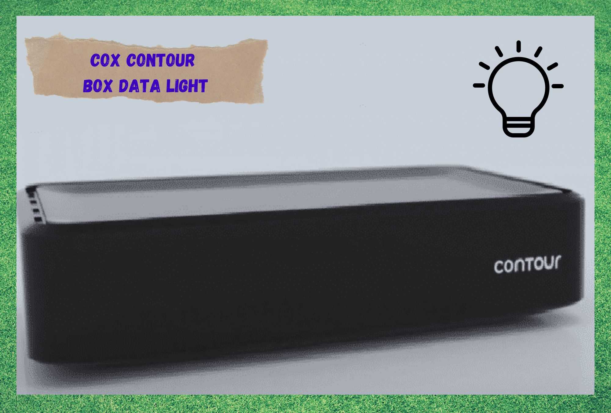 cox contour box data light