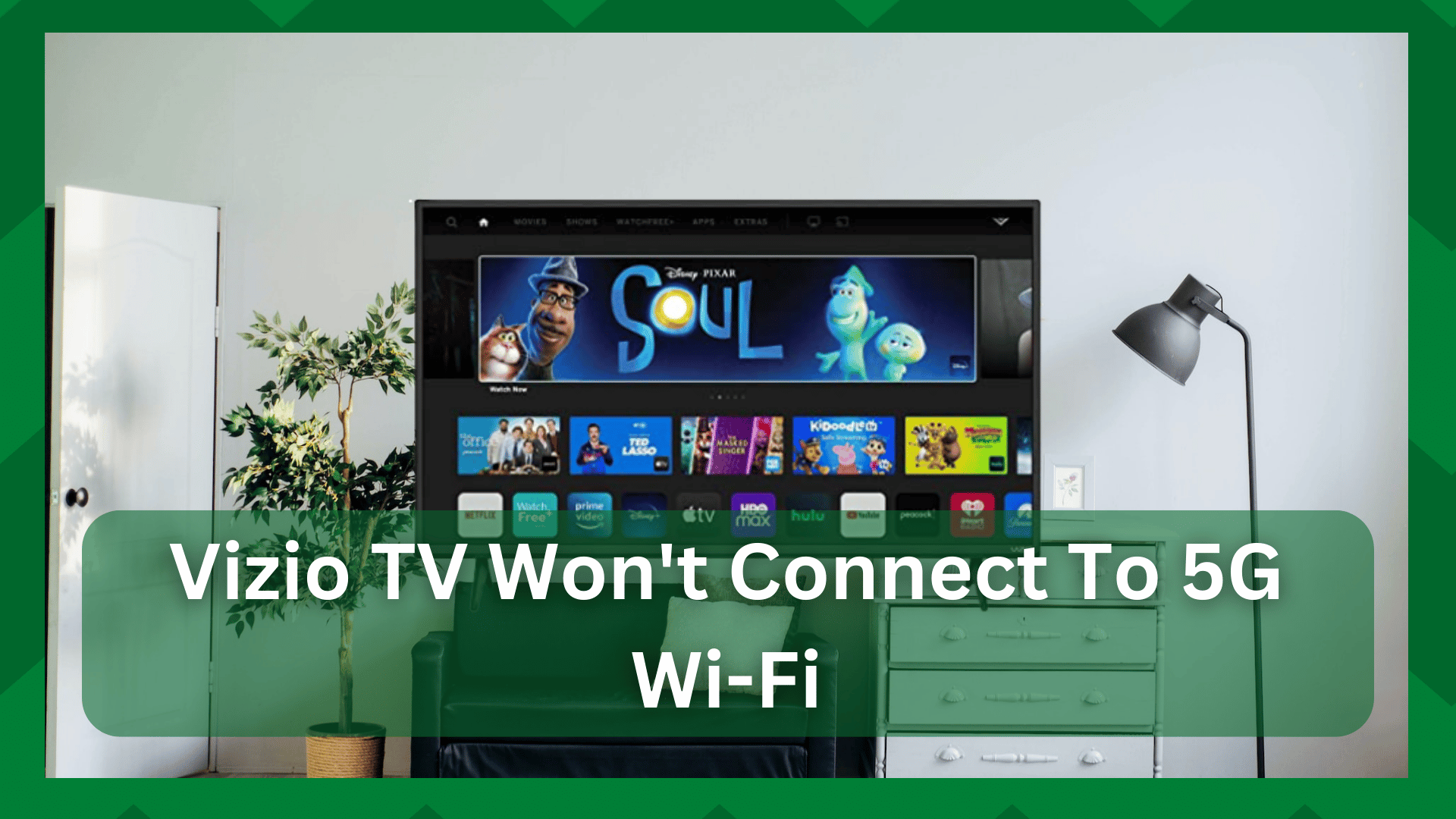 vizio tv won't connect to 5g wifi