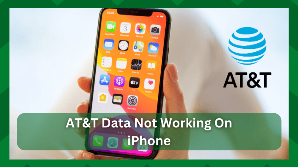 att data not working on iphone