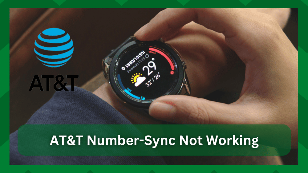 at&t numbersync not working galaxy watch