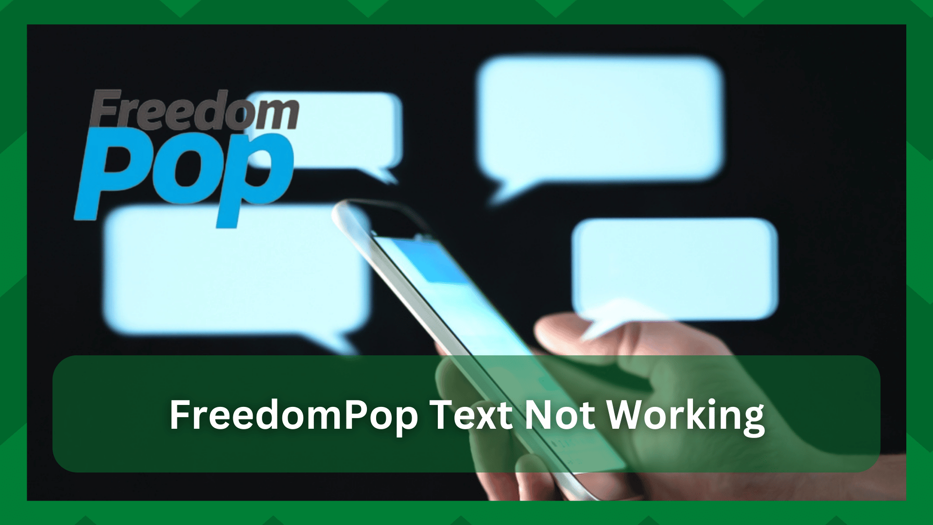 freedompop text not working
