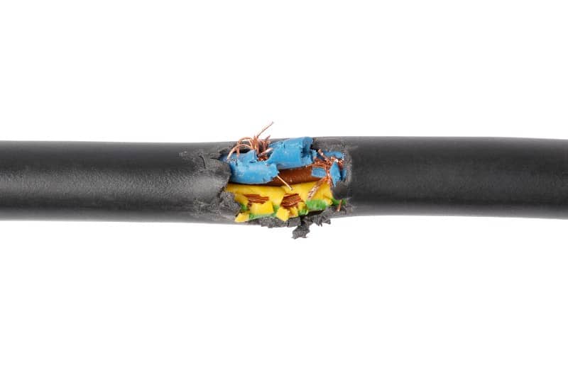 if you have noticed your cabling has signs of damage