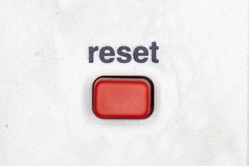 resetting the receiver with press button reset